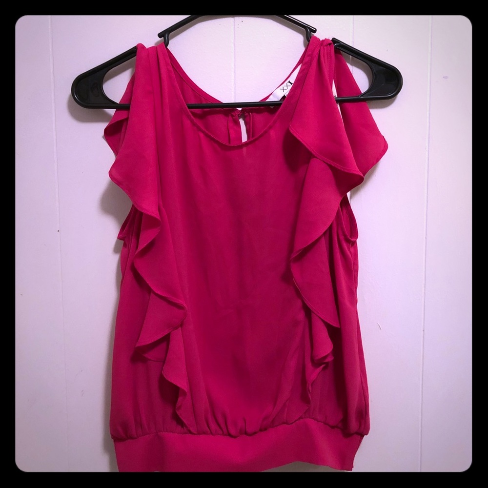 Forever 21 Ruffled Shirt